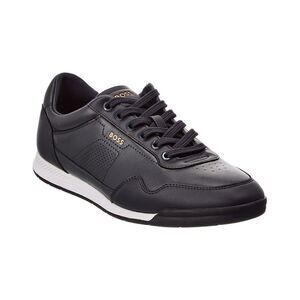 Hugo Boss Nitan Leather Sneaker, Blue